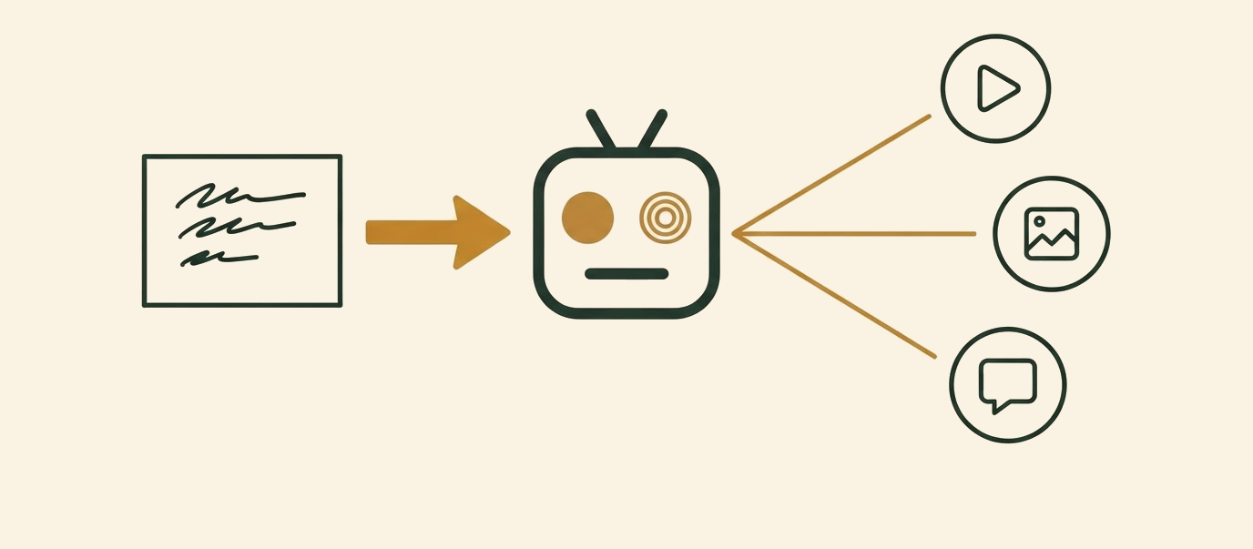 For Creators — Craftloop turns messy input into a clean result