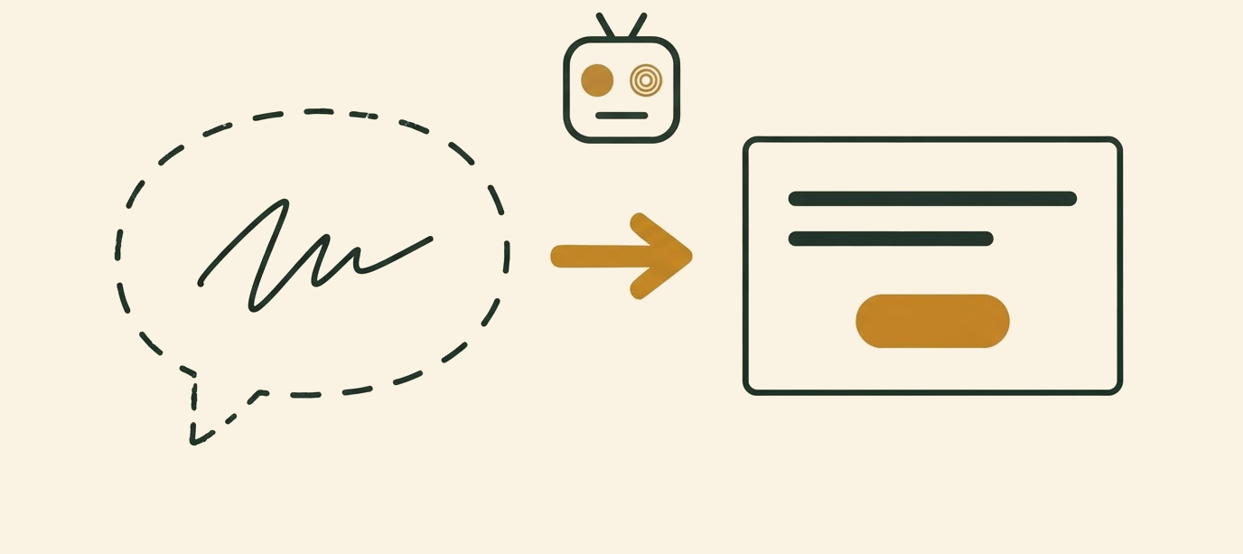 Marketing — Craftloop turns messy input into a clean result