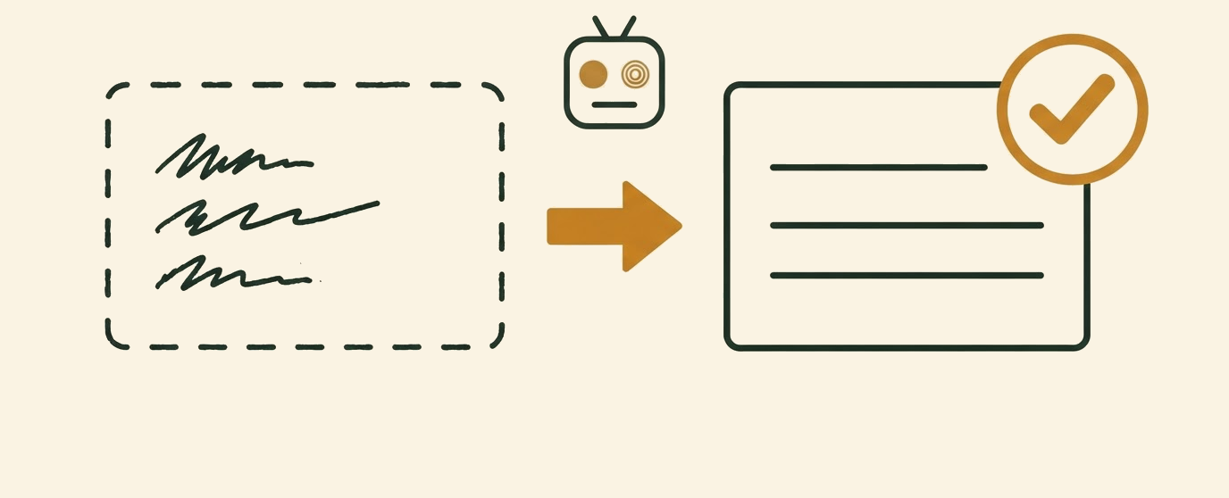 For Sellers — Craftloop turns messy input into a clean result